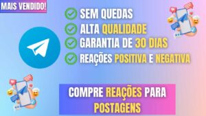 Comprar Reações Telegram